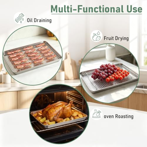 Baking Sheet with Wire Rack Set (6 Count)