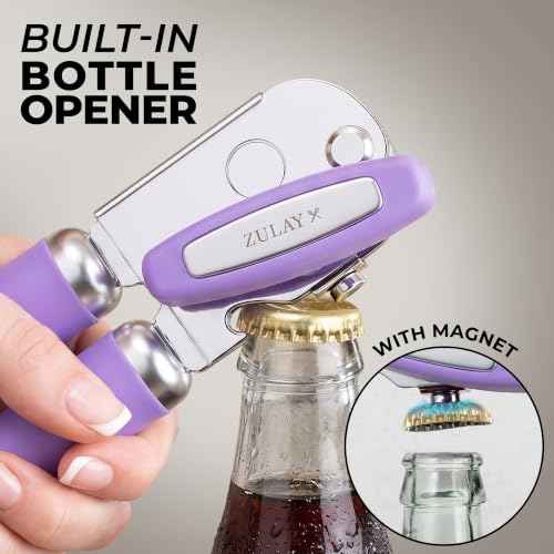 Stainless Steel Swing Open Manual Can Opener Comfortable Grip