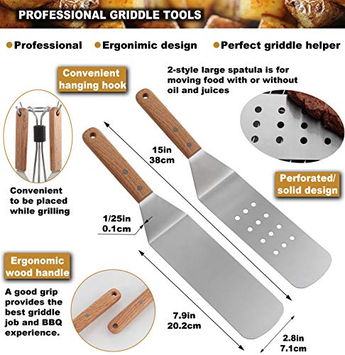 8pcs Professional Griddle Accessories Kit