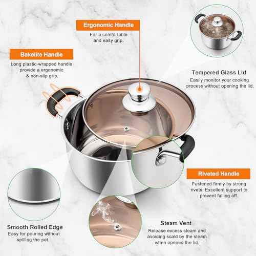 4 Qt Stockpot with Lid