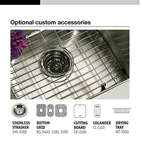 41" Stainless Steel Topmount Triple Bowl Kitchen Sink