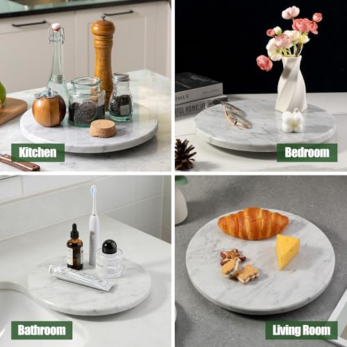 12" Marble Lazy Susan Turntable