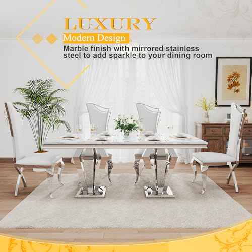 7 Piece Luxury Dining Room Set