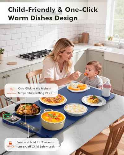 New Food Warming Mat with Wireless Charger