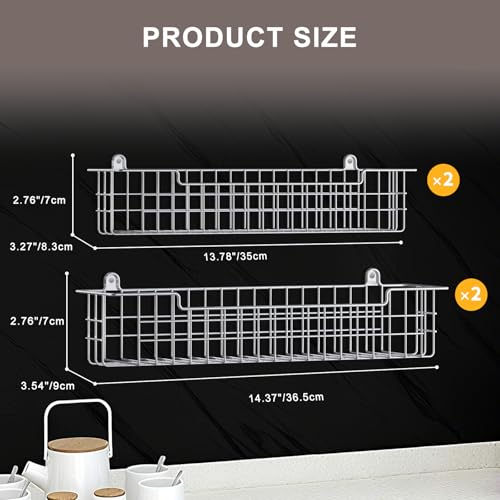 Spice Rack Wall Mount (4 Count)
