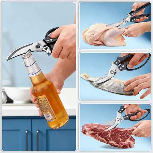 Black Kitchen Scissors Set