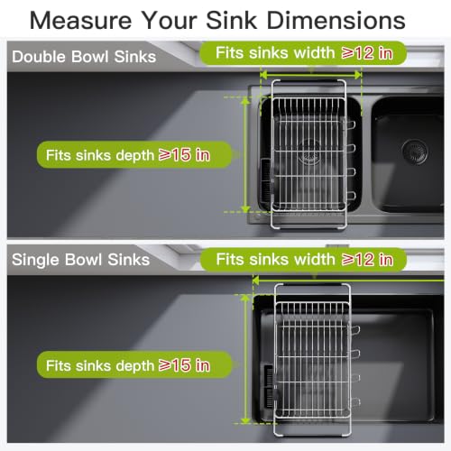 Dish Drying Rack in Sink