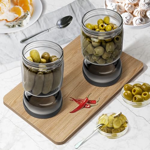 Pickle Jar with Strainer Flip (34 Fl Oz)