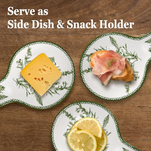 Green Garden Toile De Jouy Spoon Rest for Stove Top