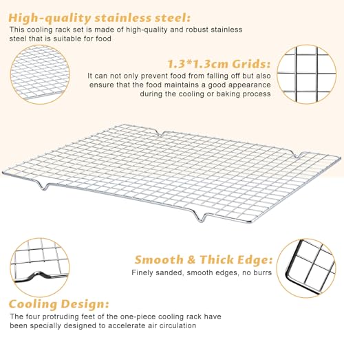 Baking Sheet with Cooling Racks (25 Count)