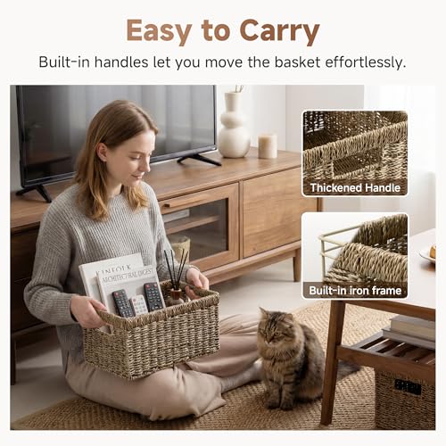 Wicker Baskets for Storage (2 Count)