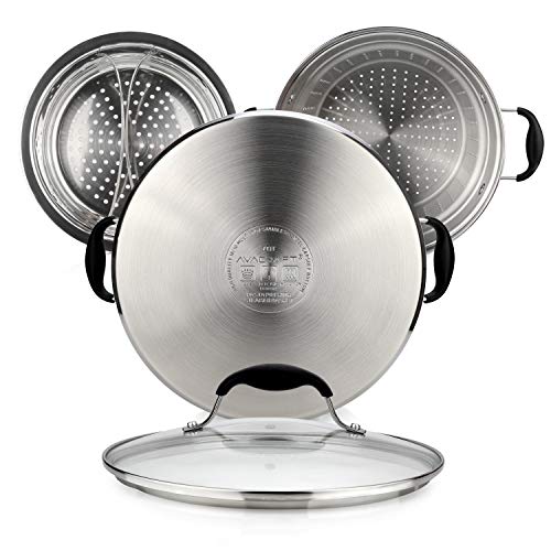 7 Quart 18 10 Stainless Steel 4 Piece Pasta Pot Set