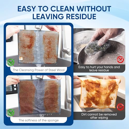 Non Scratch Wire Dishcloth (10 Count)