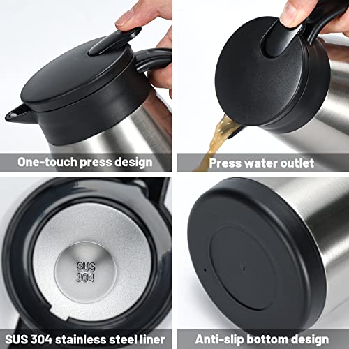 34oz Insulated Coffee Carafe with Handle