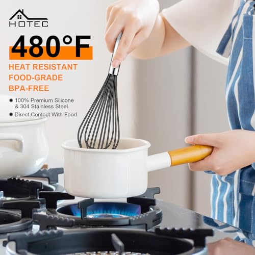 4 Pieces Silicone Whisks Set (4 Count)