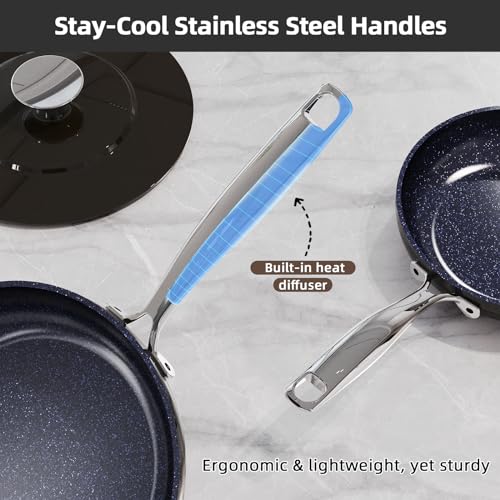 Lux 13pc Forged Lightweight Nonstick Ceramic Cookware Set