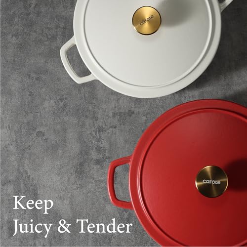 5QT Enameled Cast Iron Dutch Oven Pot with Lid