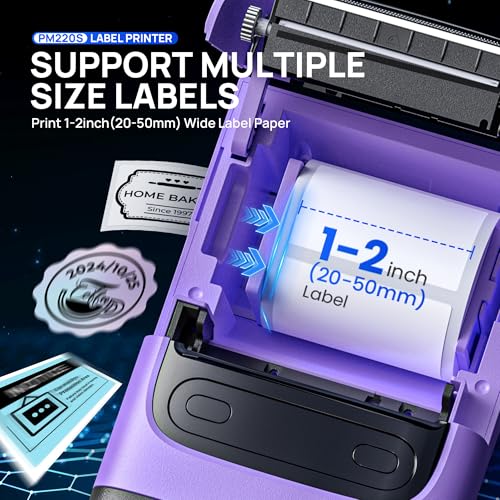 PM220S Label Maker Machine with Tape