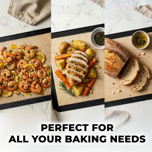 Silicone Baking Mat Sheet Set