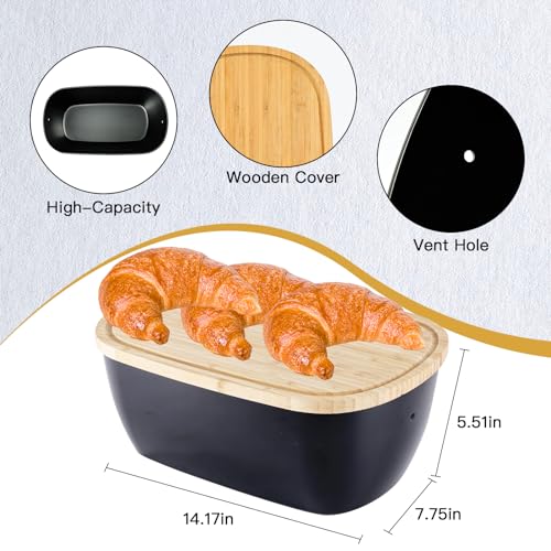 Bread Box for Kitchen Countertop