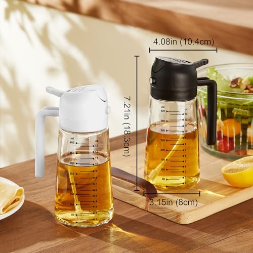 16oz 470ml Glass Olive Oil Sprayer for Cooking