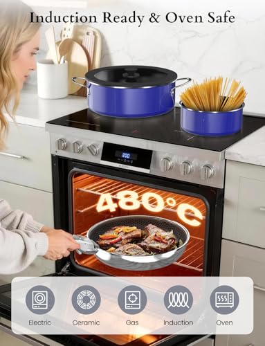 Ceramic Pots and Pans Set Non Stick