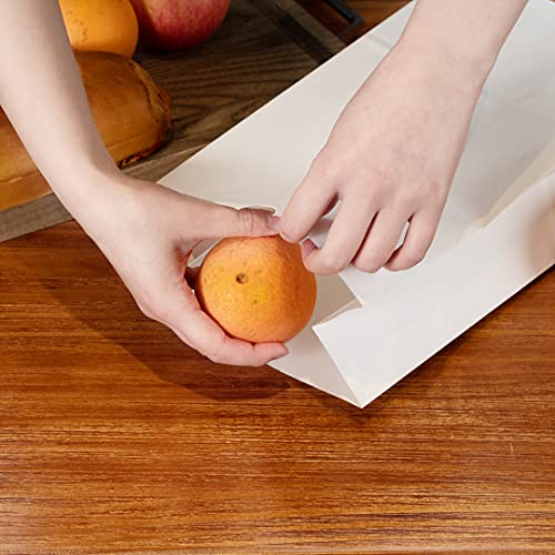 Bag Tek 12lb Paper Bags 100 Disposable Lunch Bags (100 Count)