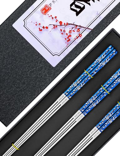 Metal Chopsticks Reusable (3 Count)