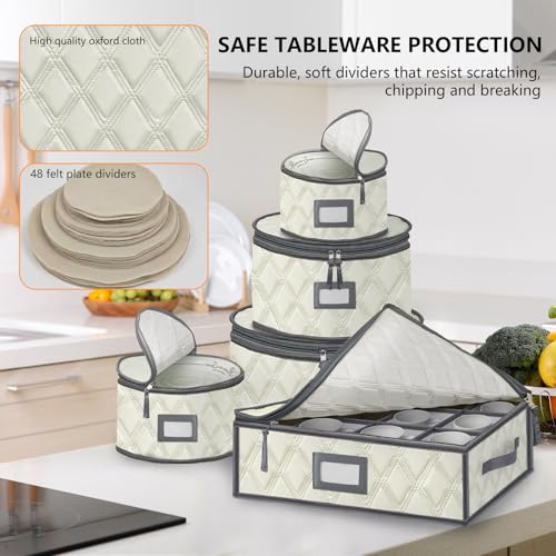 5 Pack China Storage Containers Set