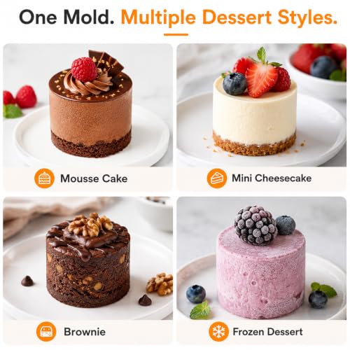 Cylinder Silicone Mold for Baking Mousse Cake