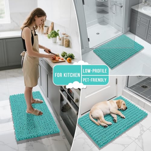 Bathroom Rugs Non Slip Washable 32x20 Inch