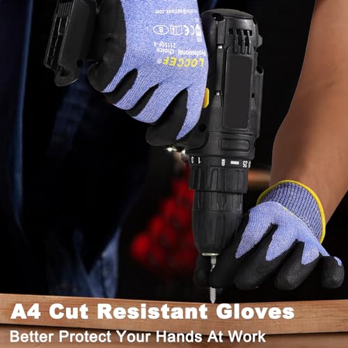 Level 5 A4 Cut Resistant Work Gloves (12 Count)