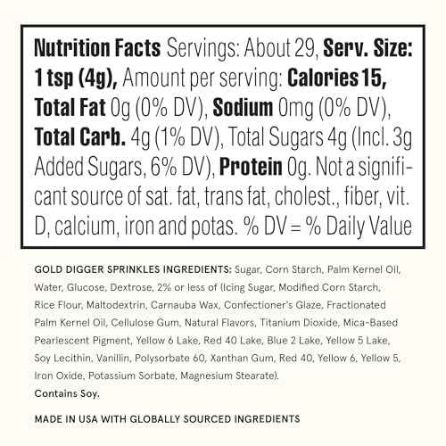 Gold Digger Gold & White Sprinkle Mix 2 Pack