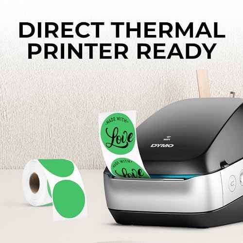 Dark Green Thermal Labels (300 Count)