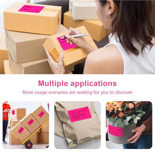 3 X 5 Inch Printable Waterproof Rectangle Color Coding Labels