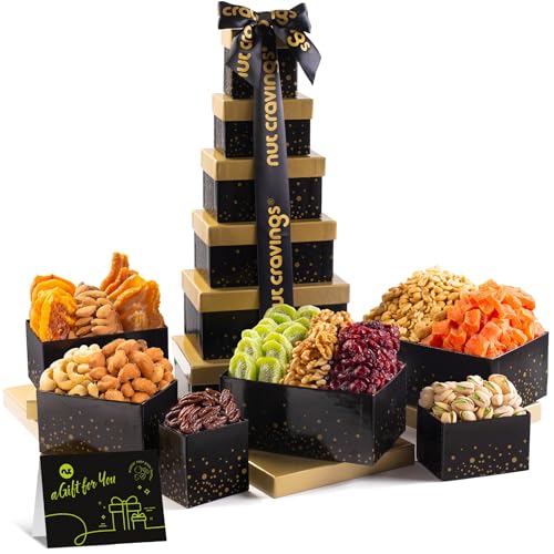 Dried Fruit & Mixed Nuts Gift Tower