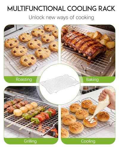 304 Stainless Steel Cooling Rack with Handles