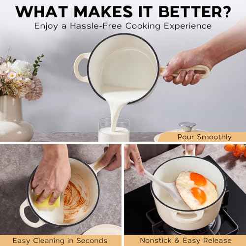 Enameled Cast Iron Sauce Pan