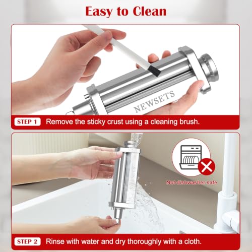 Pasta Roller Attachment for KitchenAid Stand Mixer
