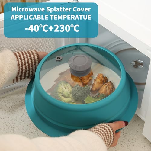 Microwave Splatter Silicone Cover Collapsible Steamer