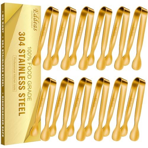 12 PCS Small Serving Tongs