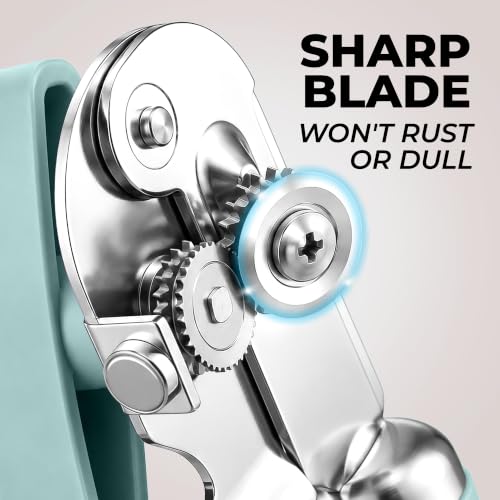 Stainless Steel Swing Open Manual Can Opener Comfortable Grip