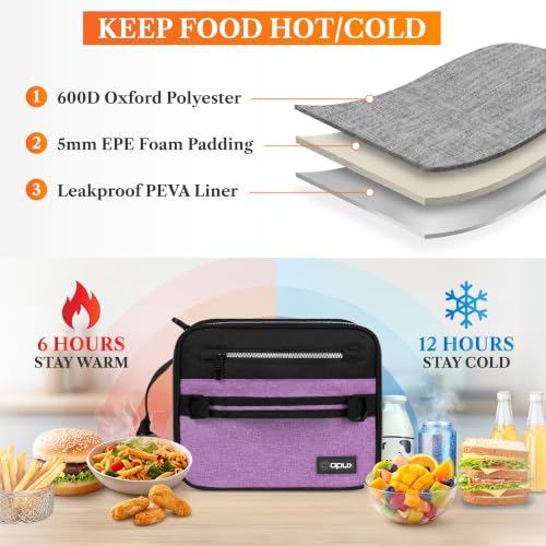Insulated Lunch Bag for Men Women Kids