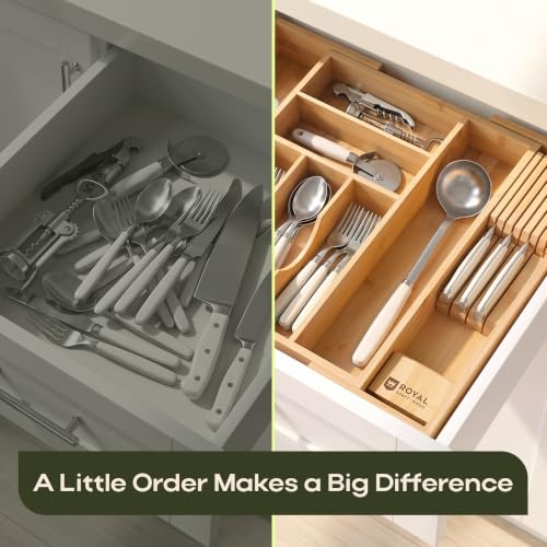 Drawer Organizer for Kitchen Organization