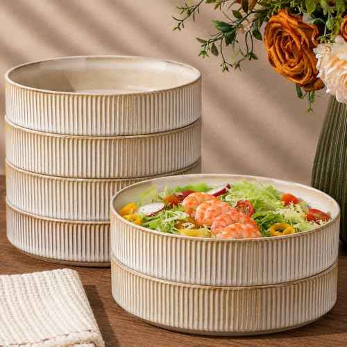 7.5 Inch Pasta Bowls Set of 6 (6 Count)