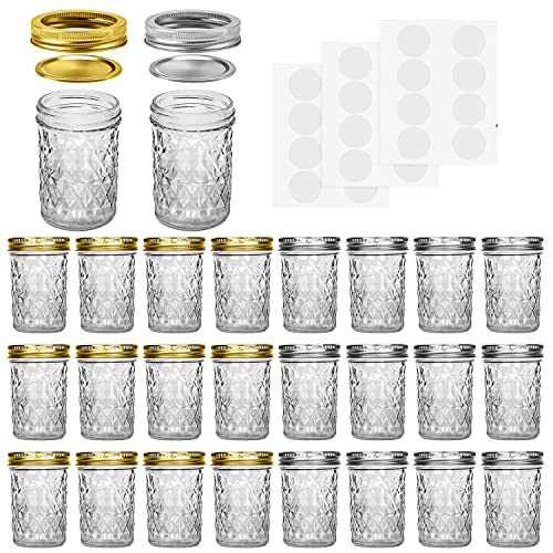 Mason Jars 8 oz (24 Count)