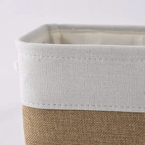 Rectangular Fabric Storage Baskets for Organizing (3 Count)
