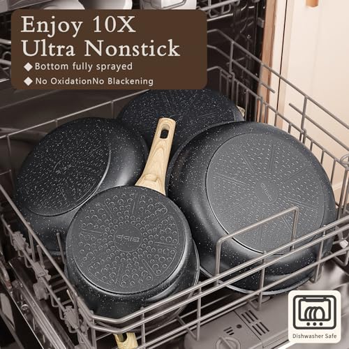 Ceramic Pots and Pans Set Non Stick