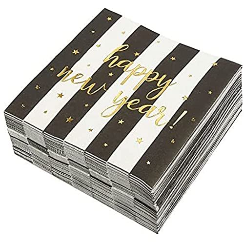 Happy New Year Party Supplies (50 Count)