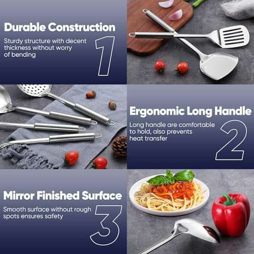 31 Piece Stainless Steel Cooking Utensils Set (31 Count)